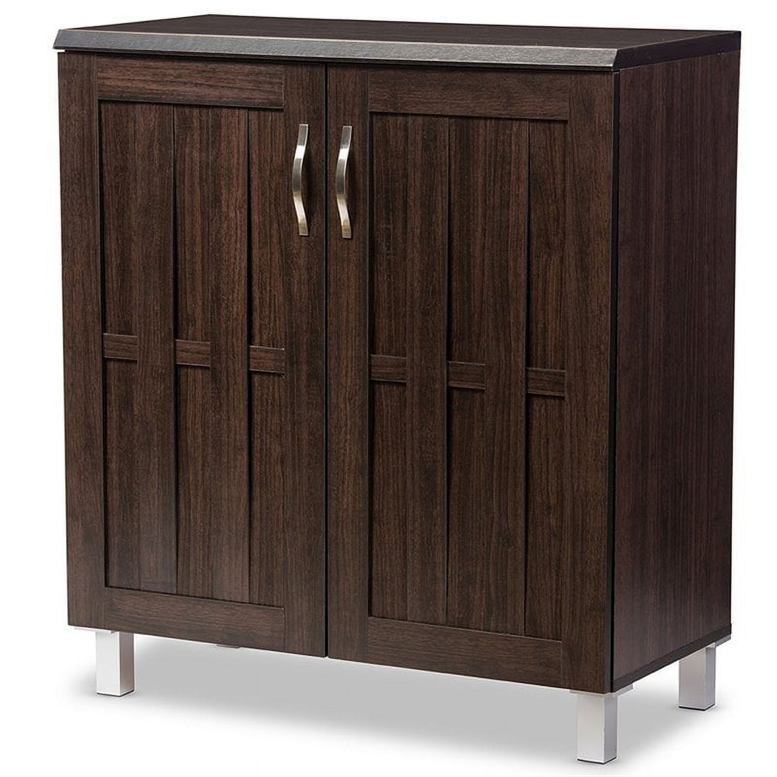 Baxton Studio Excel Modern and Contemporary Dark Brown Sideboard