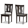 thumbnail image 1 of Baxton Studio Fenton Modern and Contemporary Transitional Dark Brown Finished Wood 2-Piece Dining Chair Set, 1 of 8