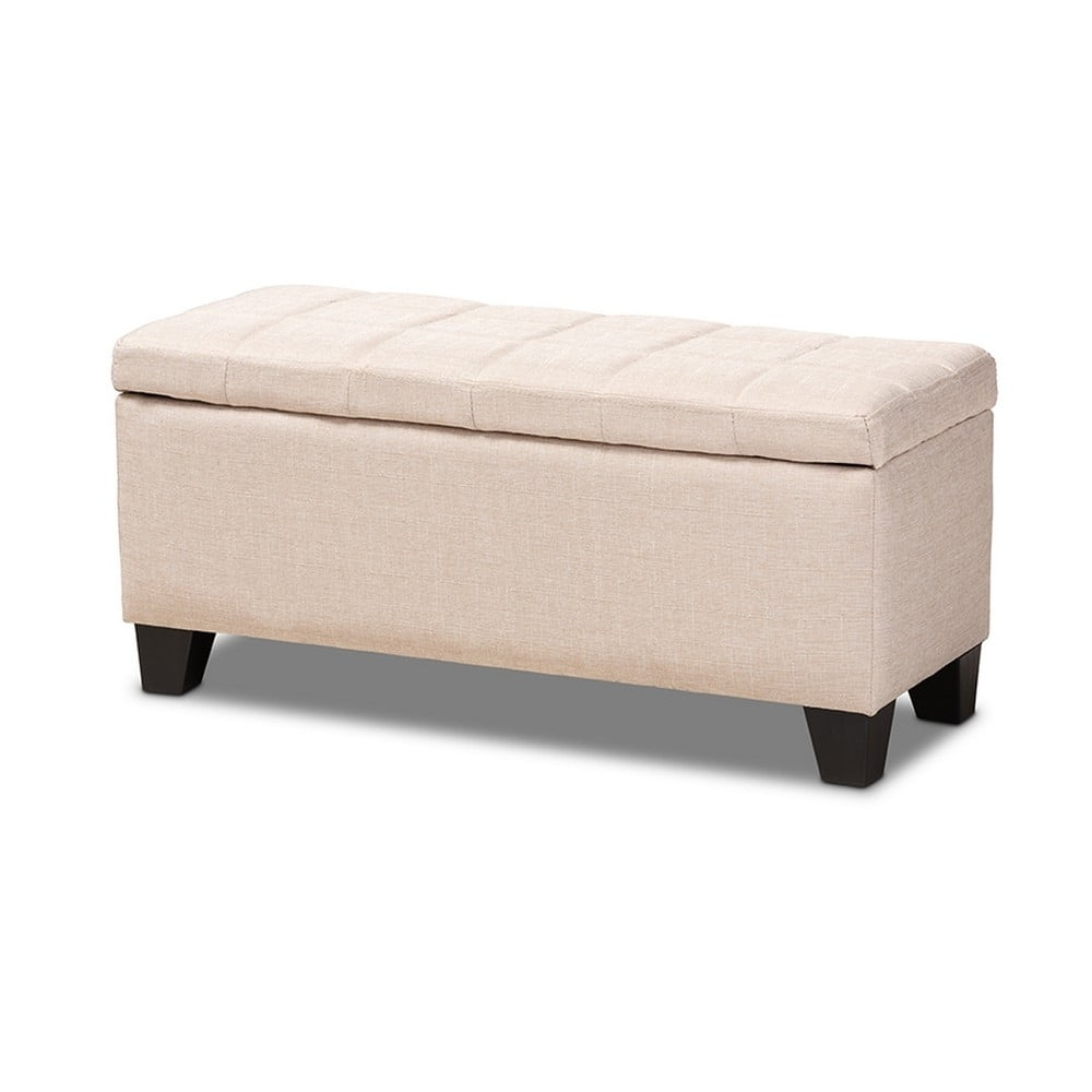 Baxton Studio Fera Modern and Contemporary Beige Fabric Upholstered