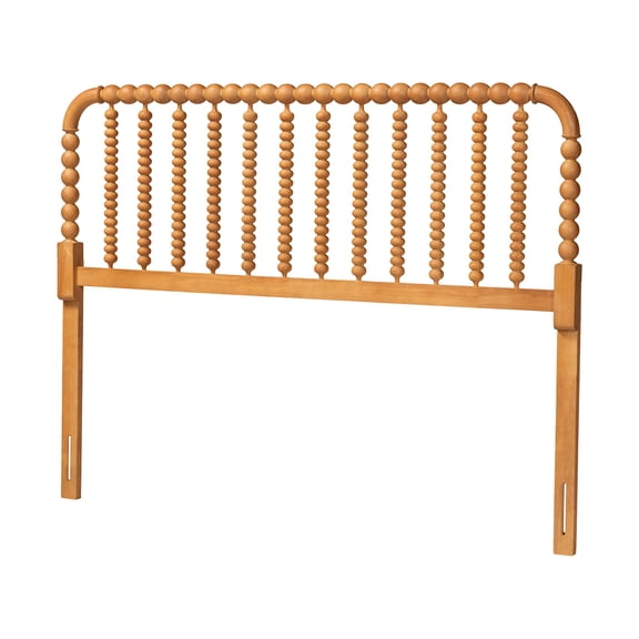 Baxton Studio Finley Traditional Headboard, Full, Oak Brown