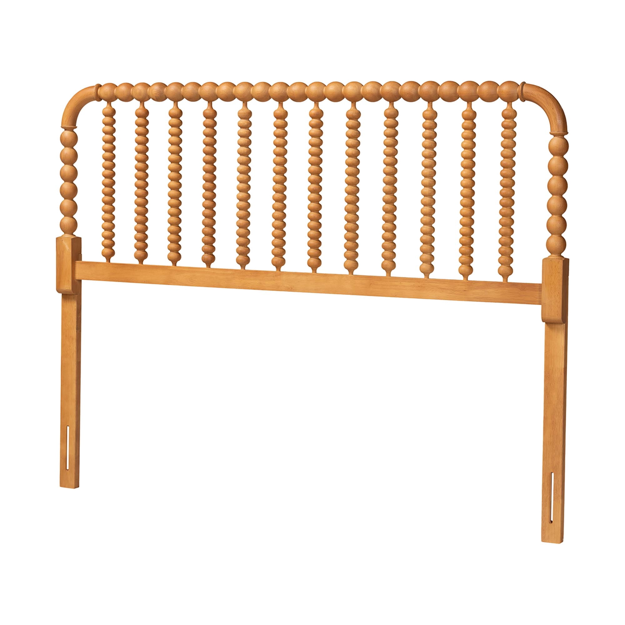 Baxton Studio Finley Traditional Headboard, King, Oak Brown