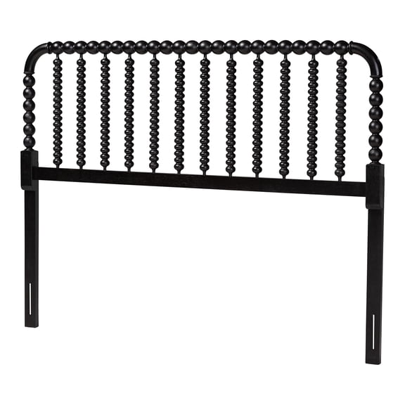 Baxton Studio Finley Traditional Headboard, Queen, Black