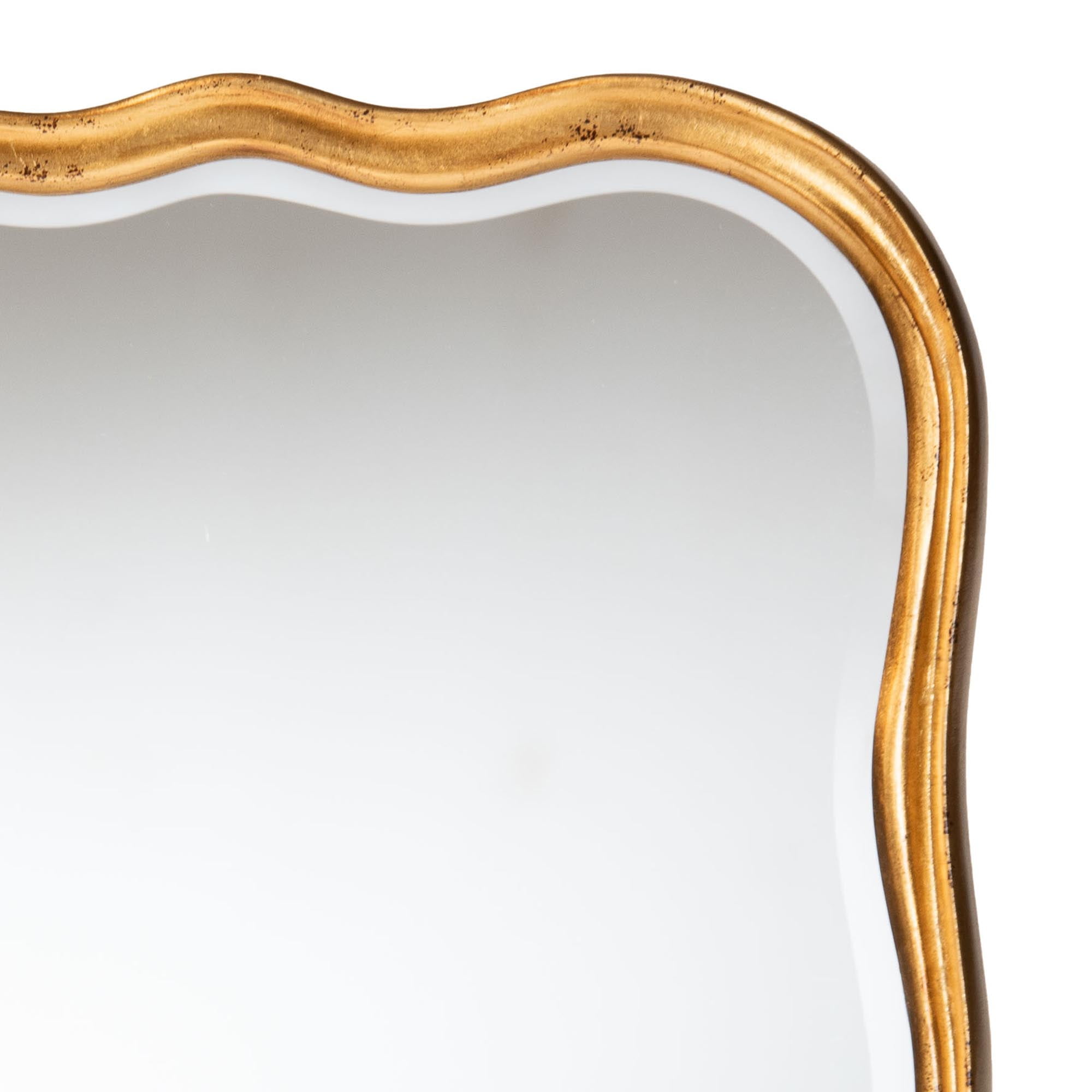 Baxton Studio Fredrika Vintage Mirror, Antique Goldleaf