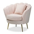thumbnail image 1 of Baxton Studio Gold Metal Finished Accent Chair, 1 of 2