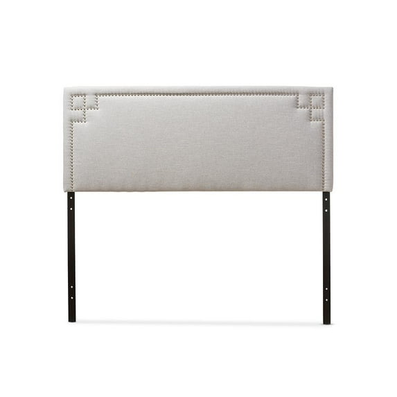 Baxton Studio Geneva Modern and Contemporary Upholstered Headboard, Multiple Sizes and Colors