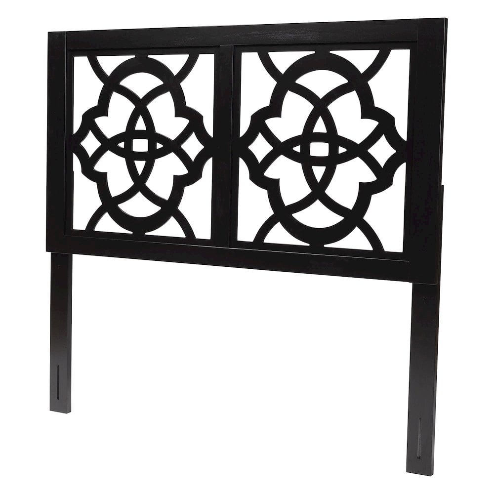 Glaucia Modern Dark Brown Wood King Size Headboard