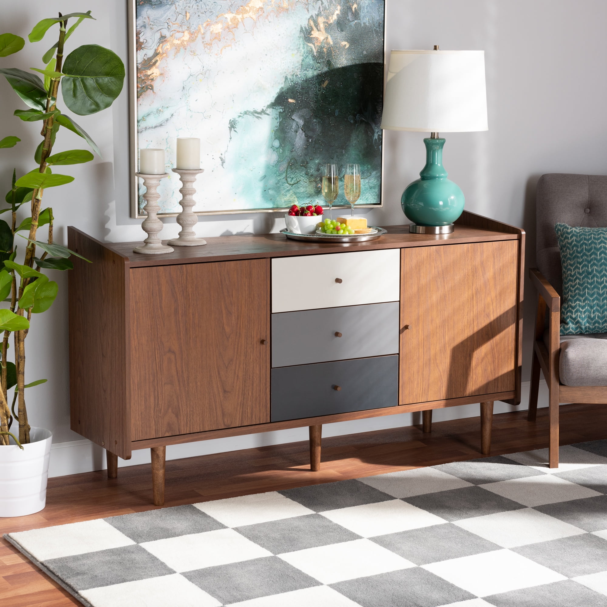 Multi coloured deals sideboard