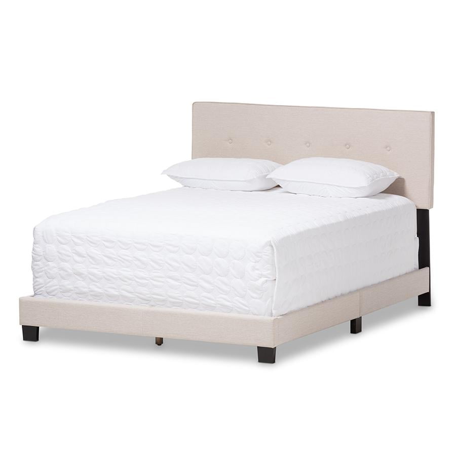 Baxton Studio Hampton Modern and Contemporary Light Beige Fabric Upholstered Full Size Bed Baxton Studio Hampton Modern and Contemporary Light Beige Fabric Upholstered Full Size Bed