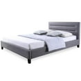 thumbnail image 1 of Baxton Studio Hillary Upholstered King Platform Bed in Gray, 1 of 4