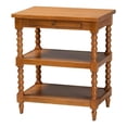thumbnail image 1 of Baxton Studio Imogene Retro-Modern Walnut Brown Finished Wood End Table, 1 of 10