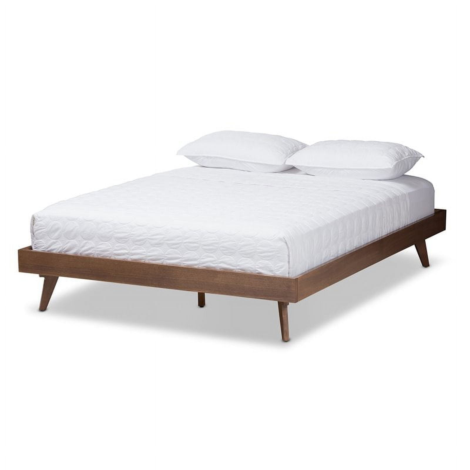Baxton Studio Jacob Mid-Century Modern Walnut Brown Finished Solid Wood ...