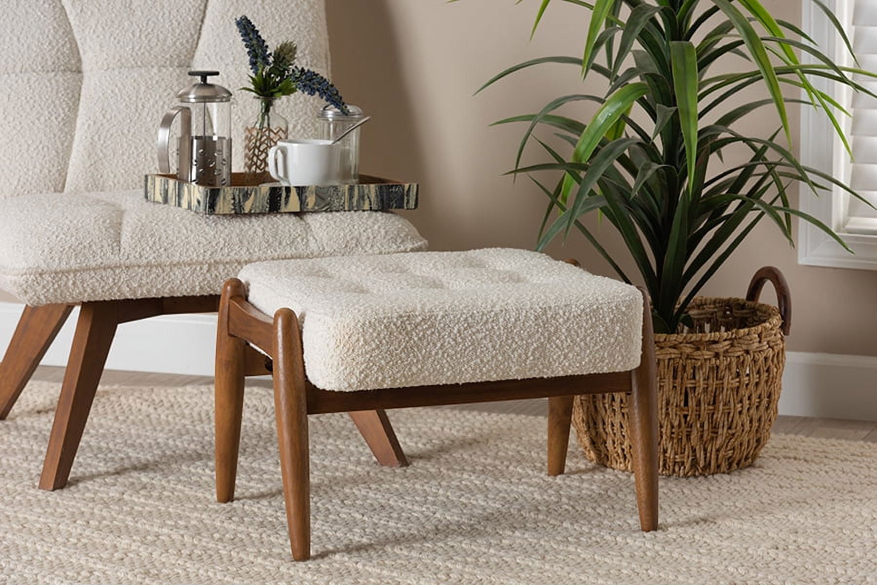 Free Shipping! Baxton Studio Jeanine Japandi Cream Boucle Free Shipping! Baxton Studio Jeanine Japandi Cream Boucle