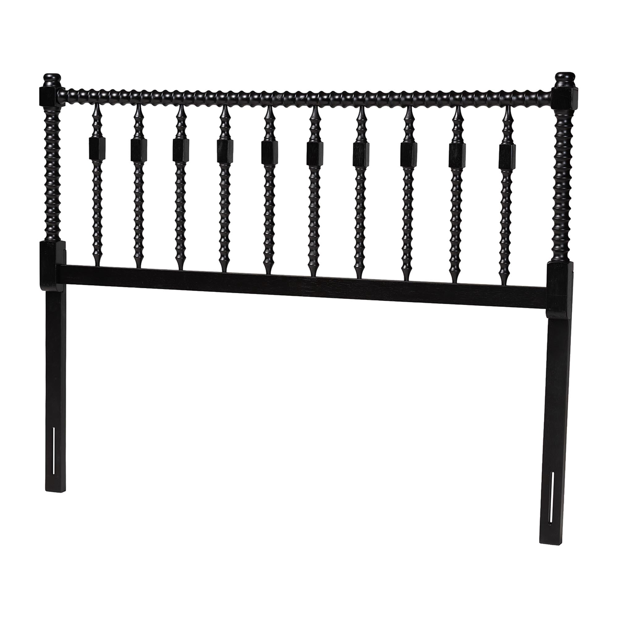 Baxton Studio Juliette Traditional Headboard, Full, Black