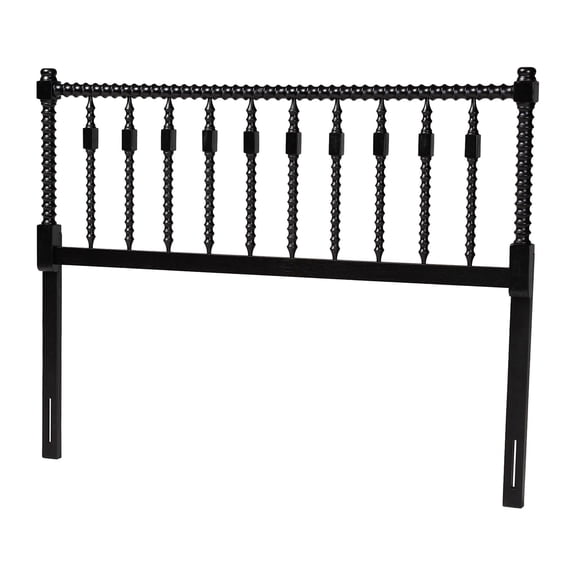 Baxton Studio Juliette Traditional Headboard, Full, Black