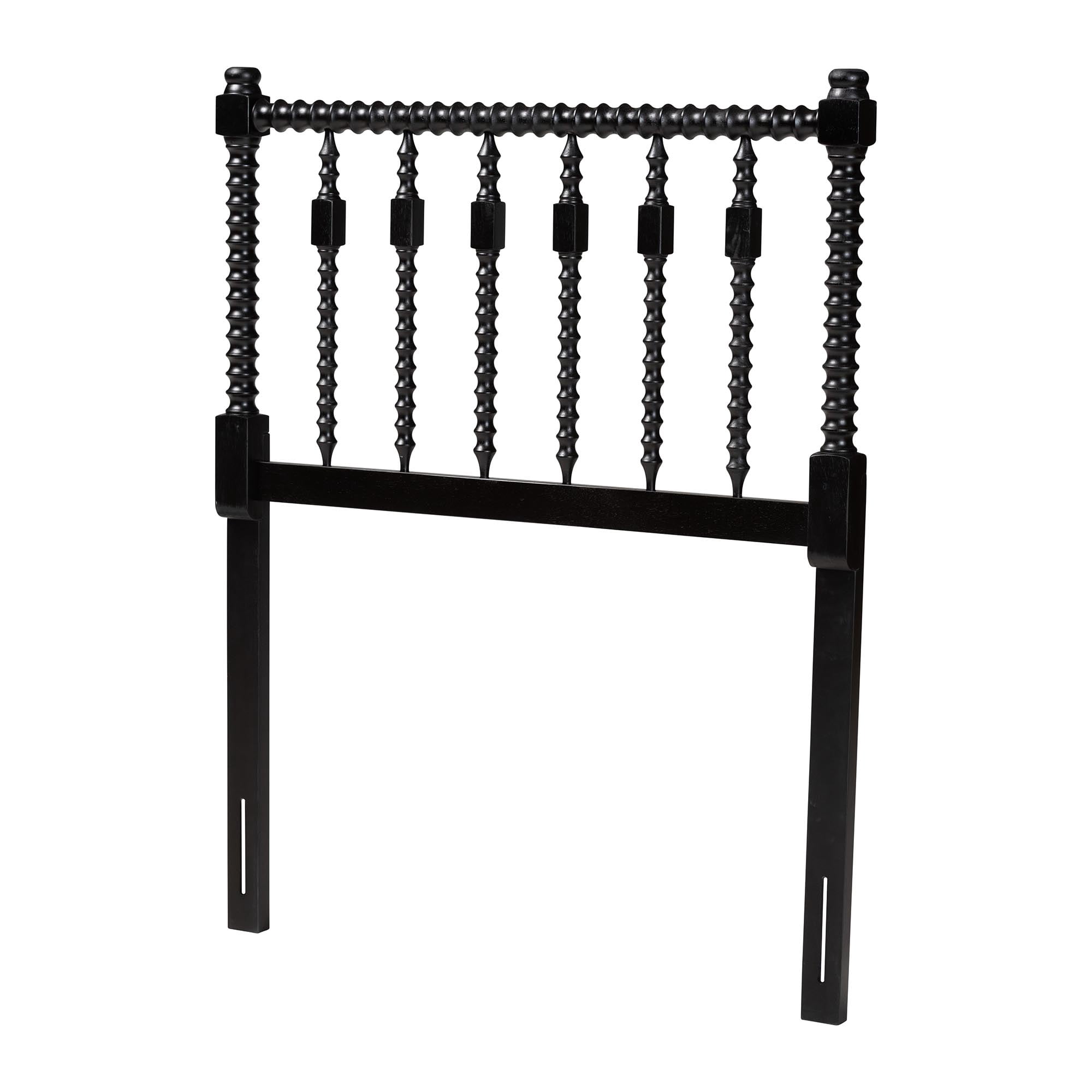 Baxton Studio Juliette Traditional Headboard, Twin, Black