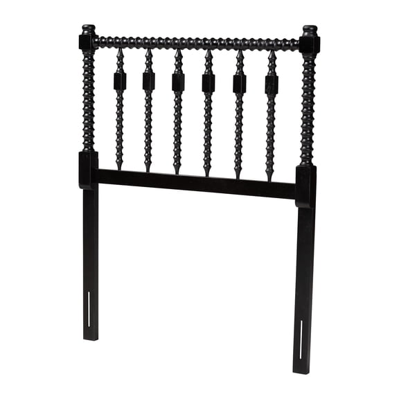 Baxton Studio Juliette Traditional Headboard, Twin, Black