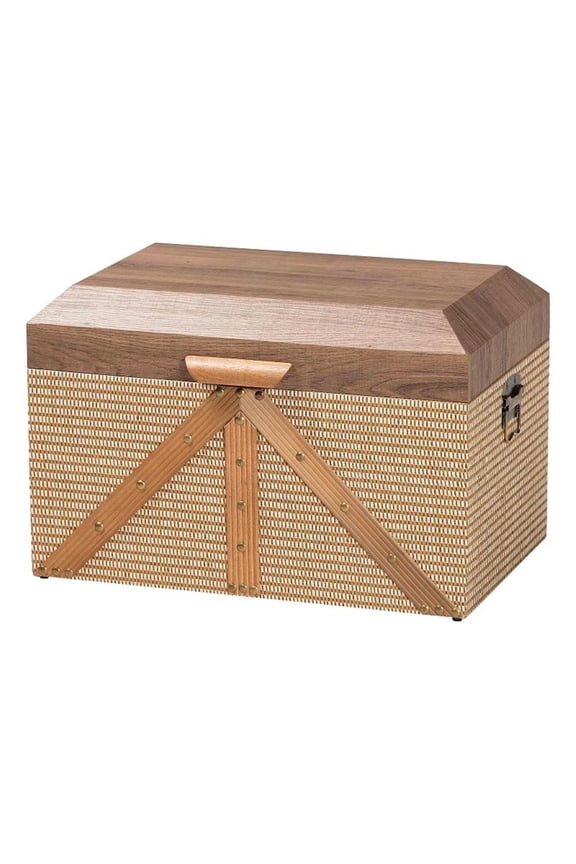 Kande Storage Trunk Decorative Storage Chest with Hinged Top