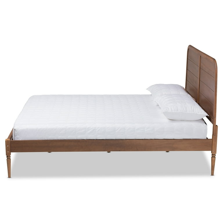 Baxton Studio Kassidy Classic and Traditional Walnut Brown Finished Wood King Size Platform Bed Baxton Studio Kassidy Classic and Traditional Walnut Brown Finished Wood King Size Platform Bed