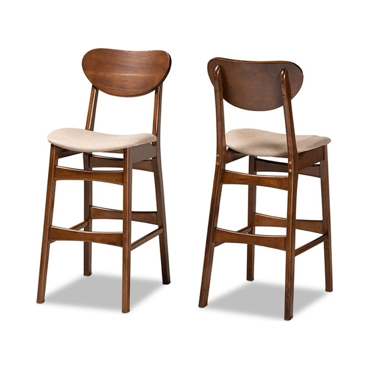 Baxton Studio Katya Bar Stool - Thumbnail 4