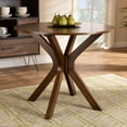 Baxton Studio Kenji Modern and Contemporary Walnut Brown Finished 35