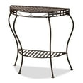 thumbnail image 1 of Baxton Studio Laraine Modern and Contemporary Black Metal Outdoor Console Table, 1 of 9