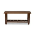 thumbnail image 1 of Baxton Studio Larissa Modern Classic Mission Style Cherry Finished Brown Wood Living Room Occasional Coffee Table, 1 of 4