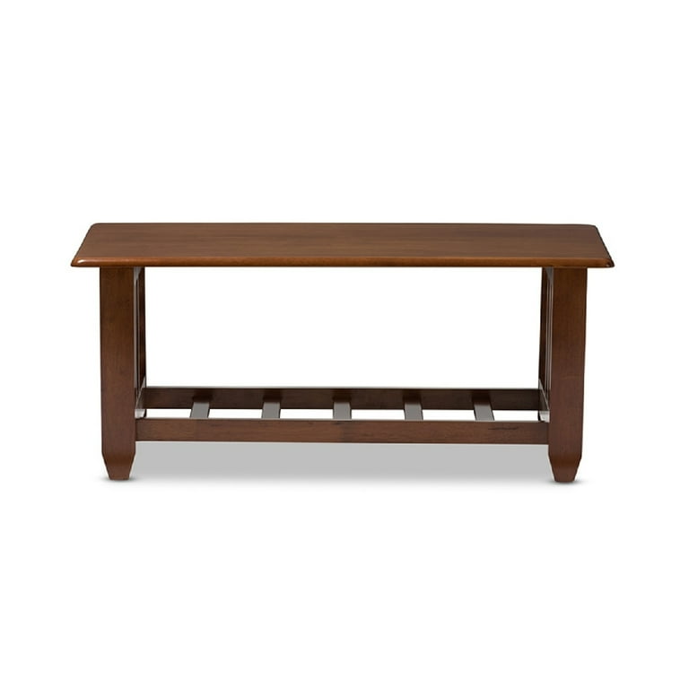 Baxton Studio Larissa Modern Classic Mission Style Cherry Finished Brown Wood Living Room Occasional Coffee Table Baxton Studio Larissa Modern Classic Mission Style Cherry Finished Brown Wood Living Room Occasional Coffee Table