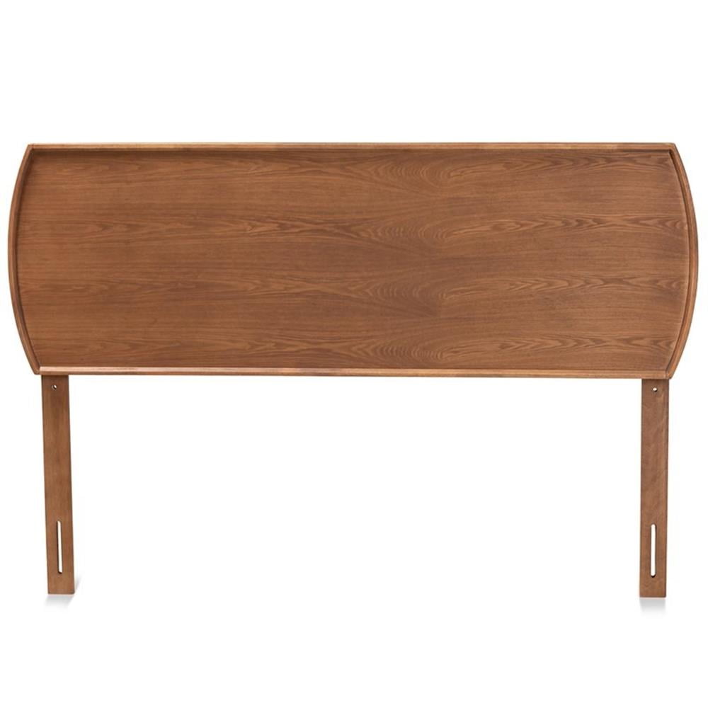 Laurien Mid-Century Modern Ash Walnut Finished Wood Full Size Headboard