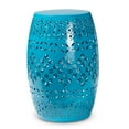 thumbnail image 1 of Baxton Studio Lavinia Modern and Contemporary Blue Finished Metal Outdoor Side Table, 1 of 7