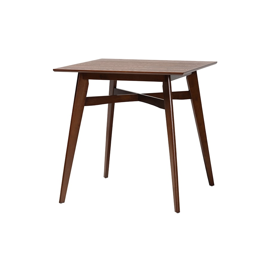 Baxton Studio Leena Mid-Century Modern Walnut Brown Finished Wood