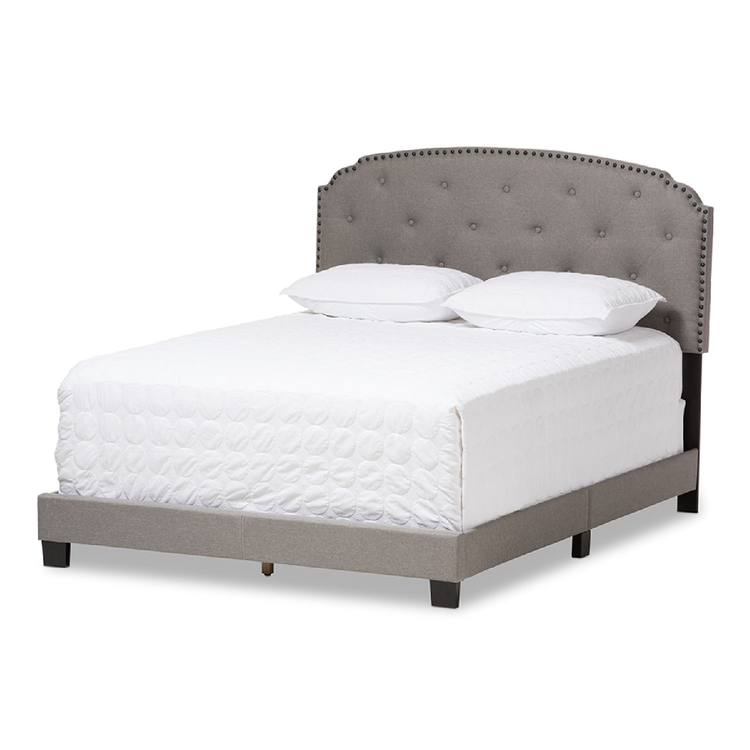 Baxton Studio Willis Modern and Contemporary Light Grey Fabric Upholstered Full Size Bed Baxton Studio Willis Modern and Contemporary Light Grey Fabric Upholstered Full Size Bed