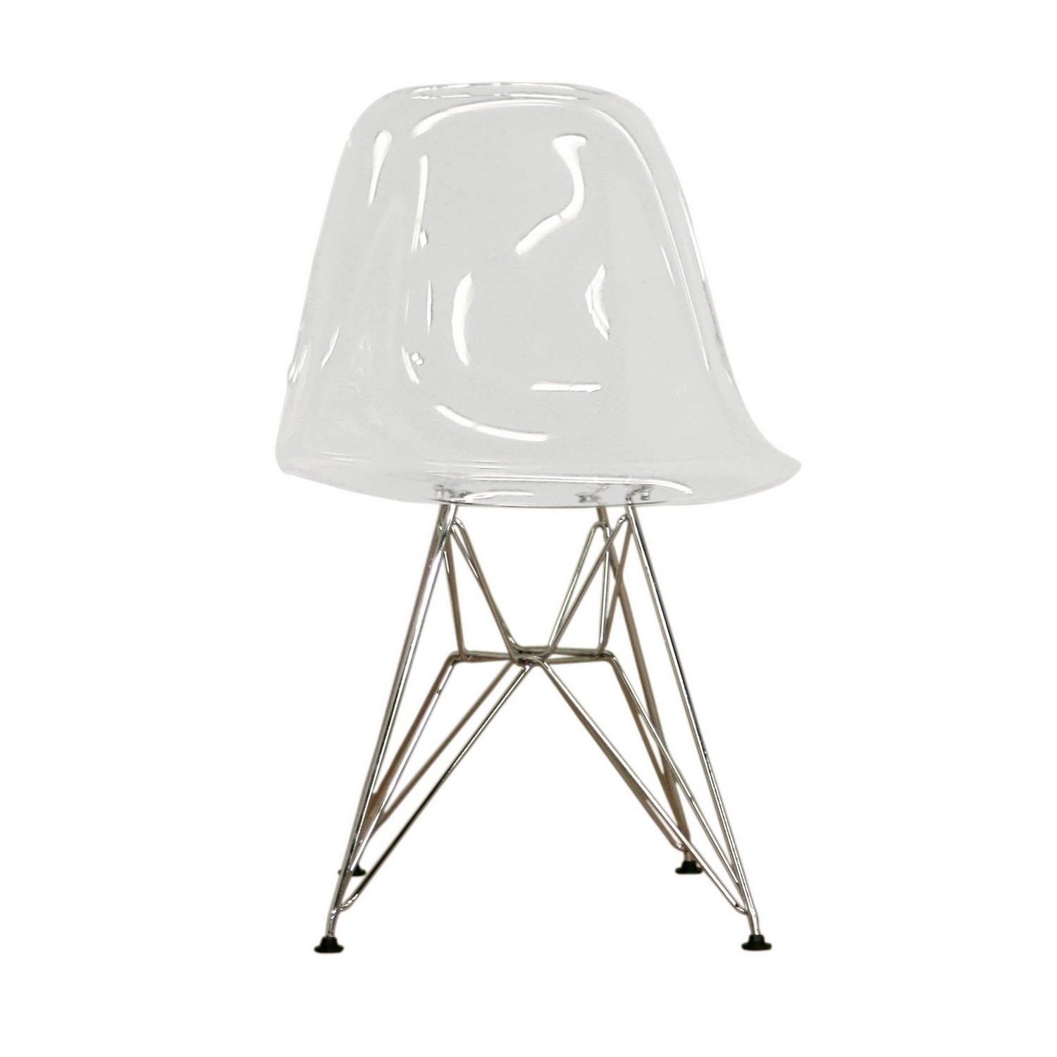 Baxton Studio Lexy Clear Accent Chair