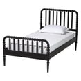 thumbnail image 1 of Baxton Studio Lucera Mid-Century Black Full Size Bobbin Bed, 1 of 6