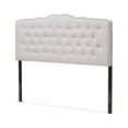 thumbnail image 1 of Baxton Studio Lucy Modern and Contemporary Greyish Beige Fabric Queen Size Headboard,Wholesale Interiors, 1 of 6
