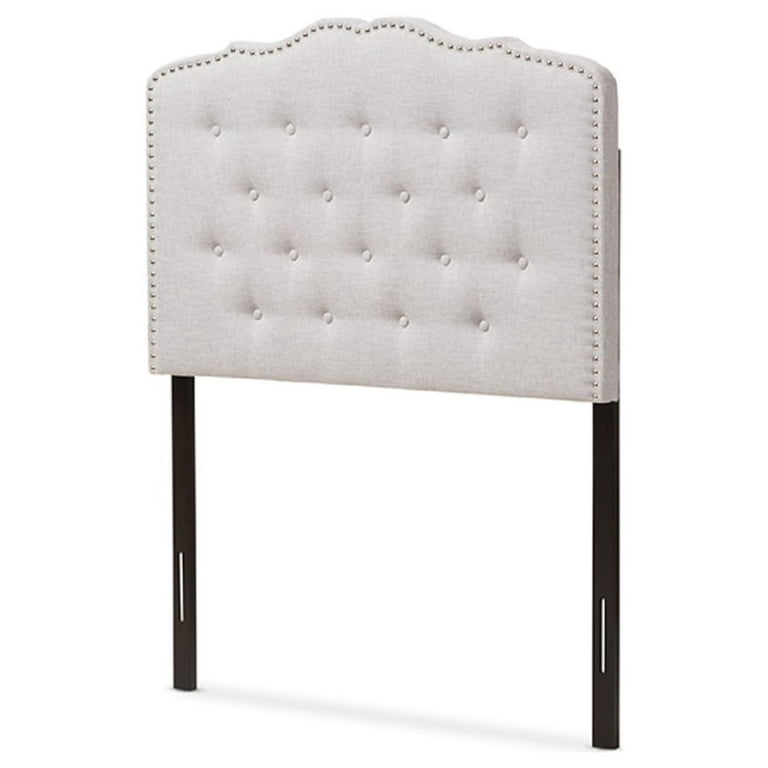 Baxton Studio Lucy Modern and Contemporary Greyish Beige Fabric Twin Size Headboard Baxton Studio Lucy Modern and Contemporary Greyish Beige Fabric Twin Size Headboard