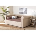 thumbnail image 1 of Baxton Studio Mabelle Modern and Contemporary Beige Fabric Upholstered Full Size Daybed, 1 of 8