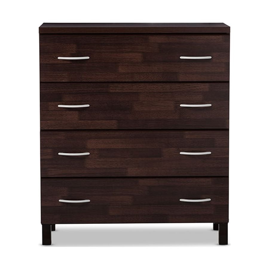 Maison Oak Brown Modern Chic 4-Drawer Storage Chest