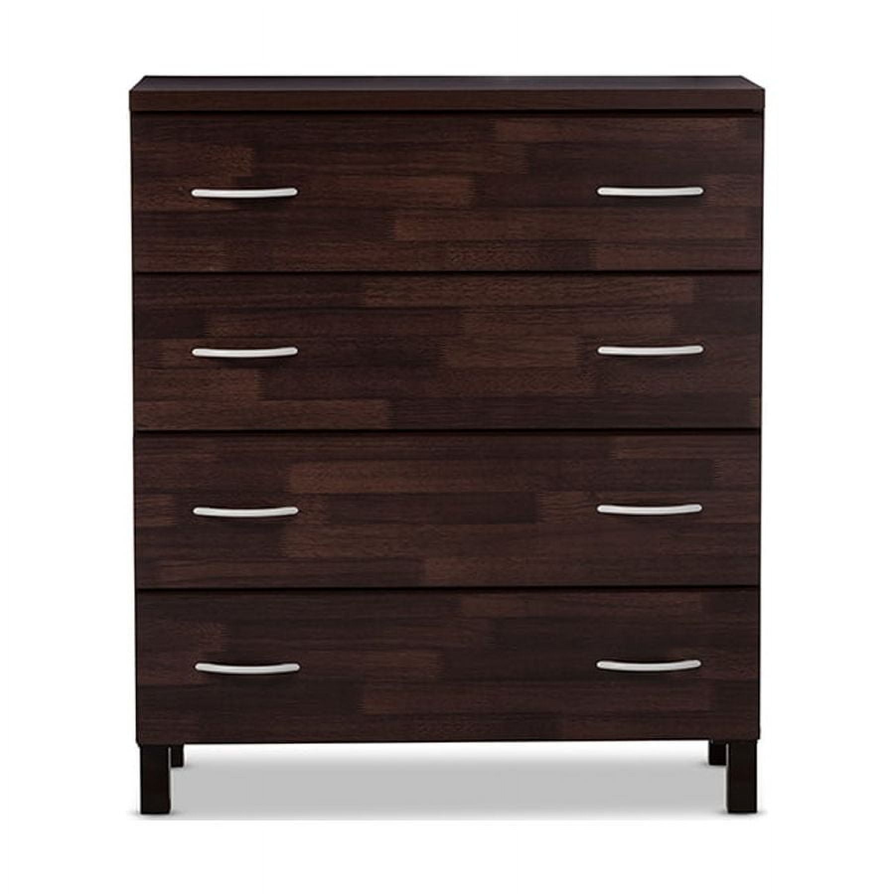 Baxton Studio Maison Modern and Contemporary Oak Brown Finish Wood 3-Drawer Storage Chest Baxton Studio Maison Modern and Contemporary Oak Brown Finish Wood 3-Drawer Storage Chest