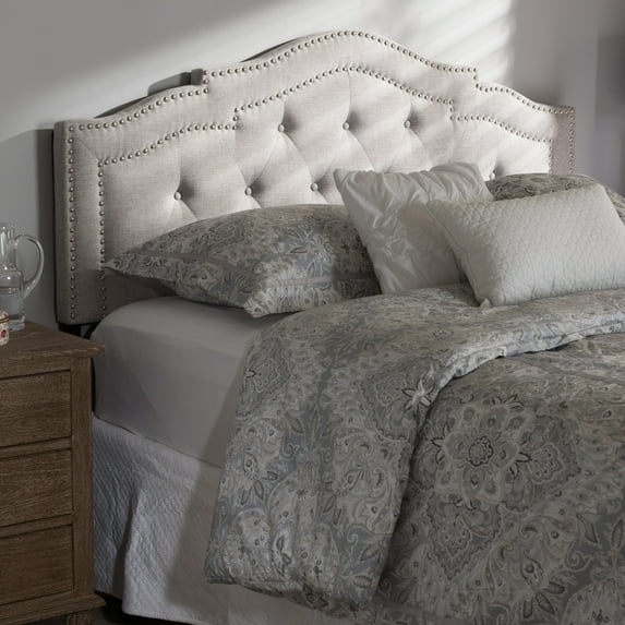 Copper Grove Bigwind Fabric Headboard Beige Twin