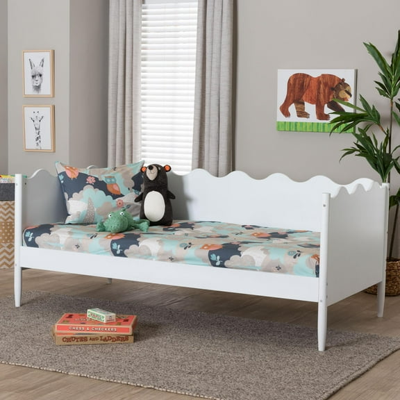 Baxton Studio Malaya Modern Daybed, Twin, White