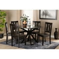 thumbnail image 1 of Baxton Studio Mare Modern and Contemporary Transitional Dark Brown Finished Wood 7-Piece Dining Set, 1 of 7
