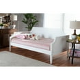 thumbnail image 1 of Baxton Studio Mariana Classic and Traditional White Finished Wood Full Size Daybed, 1 of 7