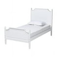 thumbnail image 1 of Baxton Studio Mariana Classic and Traditional White Finished Wood Twin Size Platform Bed, 1 of 6