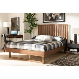 Baxton Studio Marin Modern and Contemporary Walnut Brown Finished Wood Queen Size Platform Bed Baxton Studio Marin Modern and Contemporary Walnut Brown Finished Wood Queen Size Platform Bed