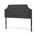 thumbnail image 1 of Baxton Studio Mars Modern and Contemporary Dark Grey Fabric Queen Size Headboard, 1 of 3