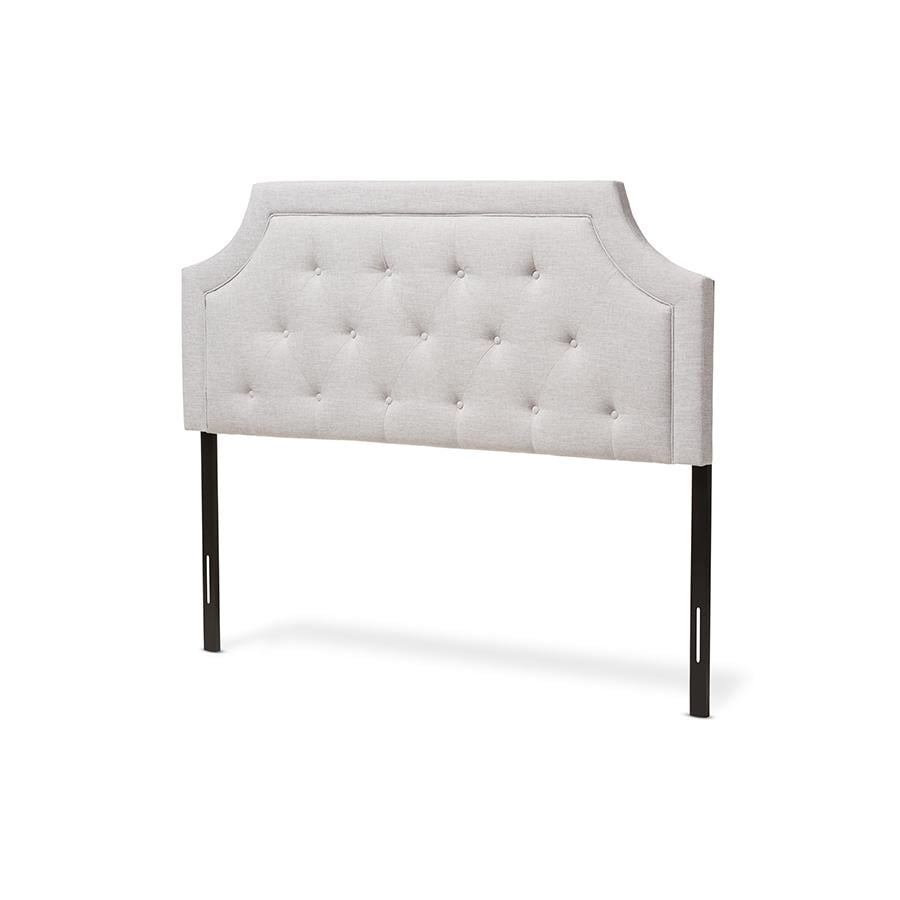 Mars King Size Beige Tufted Upholstered Headboard