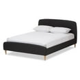 thumbnail image 1 of Baxton Studio Mia Mid-Century Platform Bed, Multiple Sizes, Multiple Colors, 1 of 6