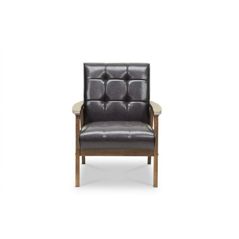 Baxton Studio Mid-Century Masterpieces Club Chair—Brown Baxton Studio Mid-Century Masterpieces Club Chair—Brown