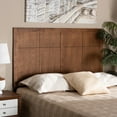 thumbnail image 1 of Baxton Studio Monroe Transitional Wood Back Support MDF Headboard, Full, Ash Walnut, 1 of 7