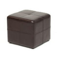 thumbnail image 1 of Baxton Studio Nox Dark Brown Ottoman, 1 of 8